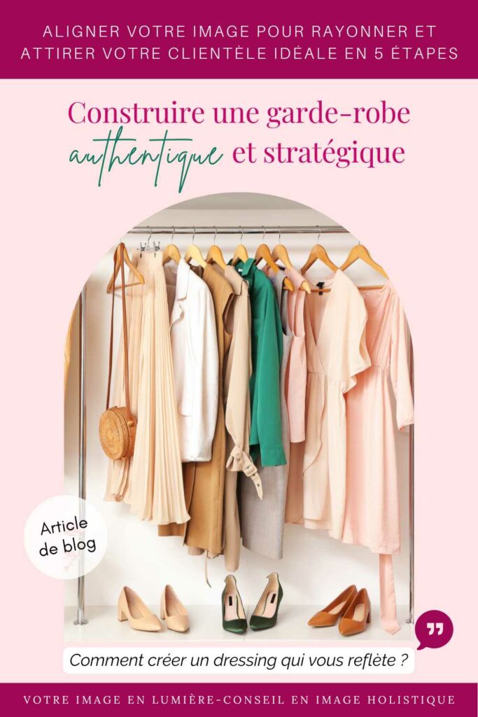 Epingle Pinterest - Aligner votre image avec une garde-robe authentique et stratégique